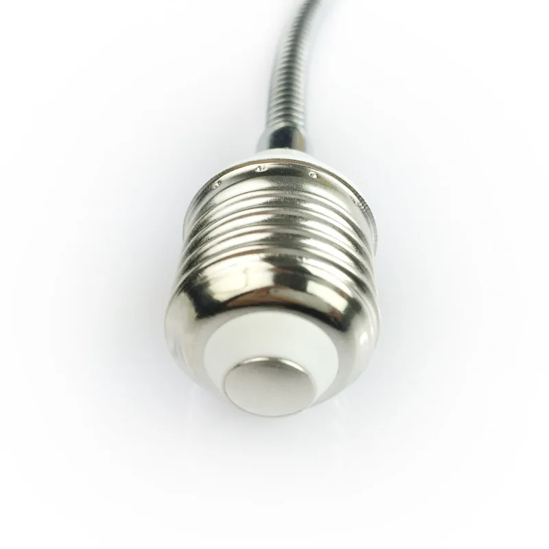 Porte-ampoule LED E27, adaptateur d'extension Flexible, douille 18/23/28/38/48/58cm, cordon d'extension