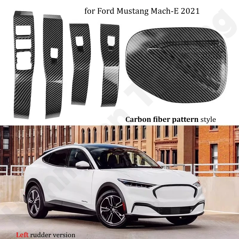 

for Ford Mustang Mach-E 2021 Rear window spoiler/tail wing special decorative sequin stickers/exterior modification accessories