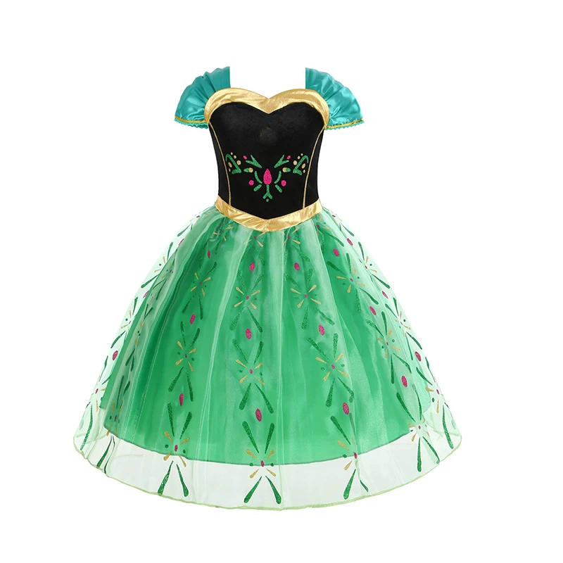 أميرات ديزني دور زي حفلة تنكرية فيستدو عيد الميلاد عيد الميلاد كرنفال فستان رابونزال حسناء سنو وايت فستان تنكر