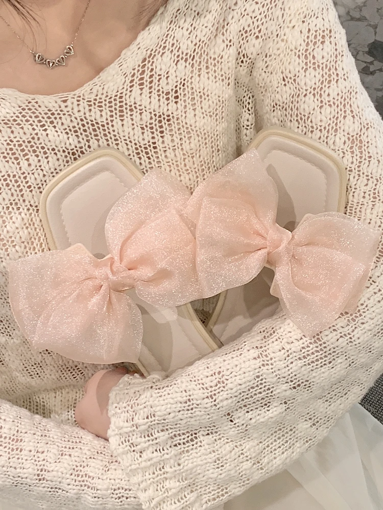 Summer Fairy Sle Me Knot Sandali piatti Bot Pantofole infradito da spiaggia antiscivolo da spiaggia Vaion da donna