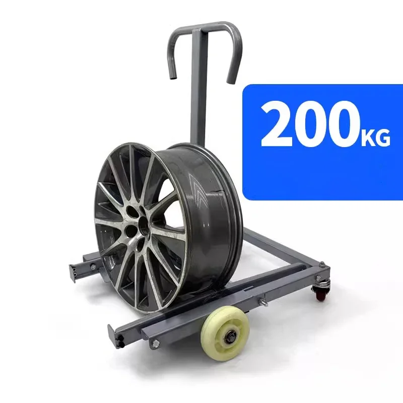 

Brake Pot Tire Removal and Installation Mobile Lifting Trolley Rack Big Truck Wheel Trolley Booster Mobile Trolley Rack