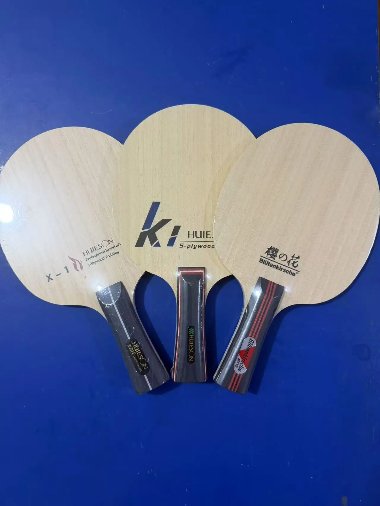 Huieson 6-Model FL Table Tennis Blade | 5-Ply All-Wood & 7-Ply Options | Shakehand Training and Offensive Blades