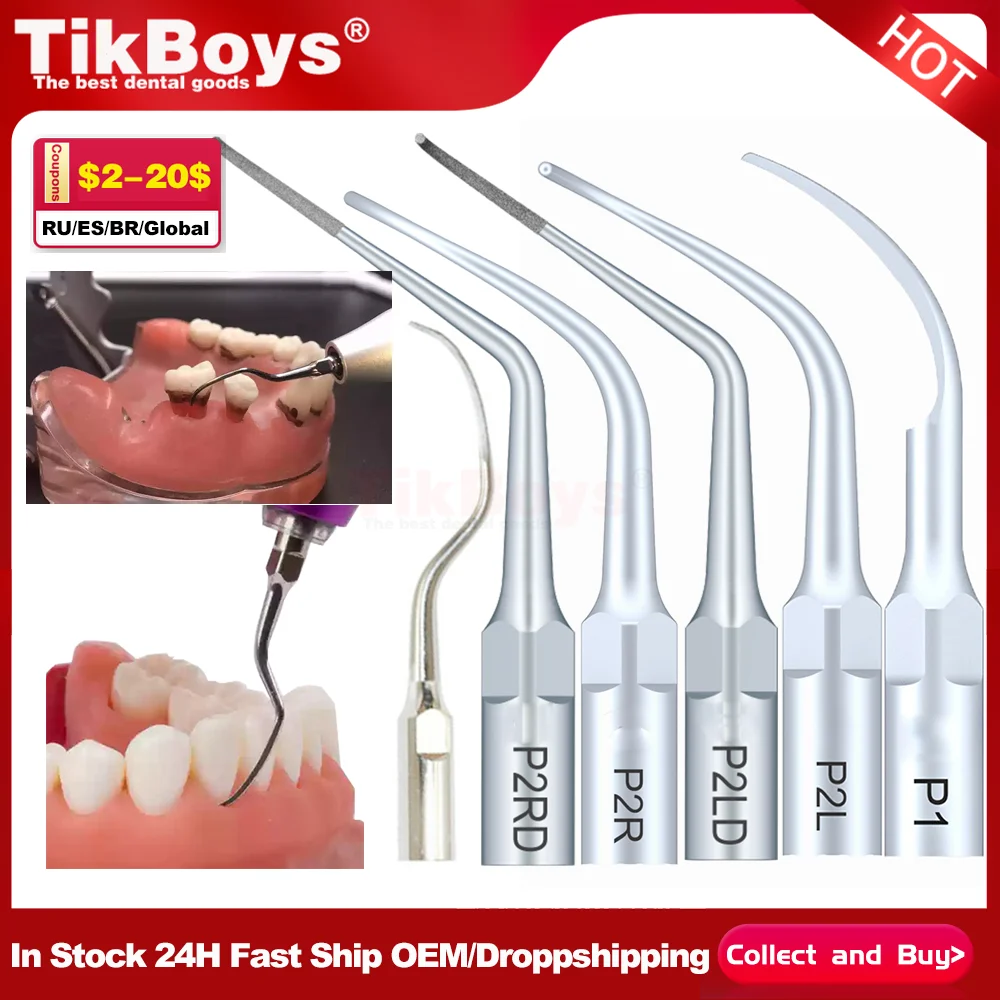 

Dental Ultrasonic Scaler Periodontal Tips Fit SATELCE/DTE Universal PD1 PD3 PD4 Subgingival Periodontal Tips Odontologia Dentist