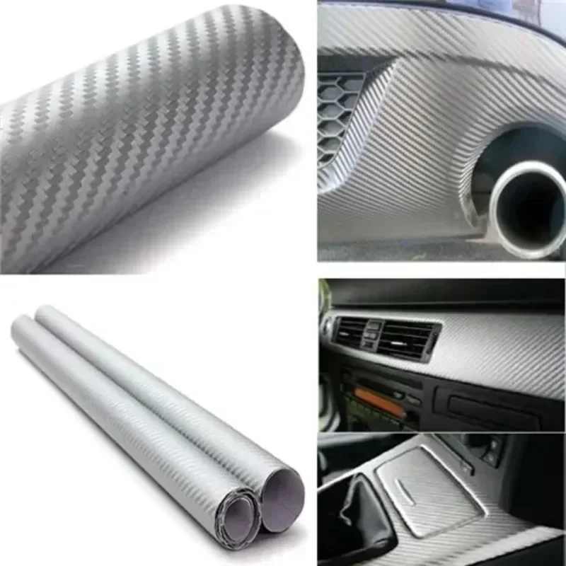 NEW 3D Carbon Fiber Film Car Self-Adhesive Waterproof Protection Sticker for Auto Motorcycle Decoration Films Accessories view 4