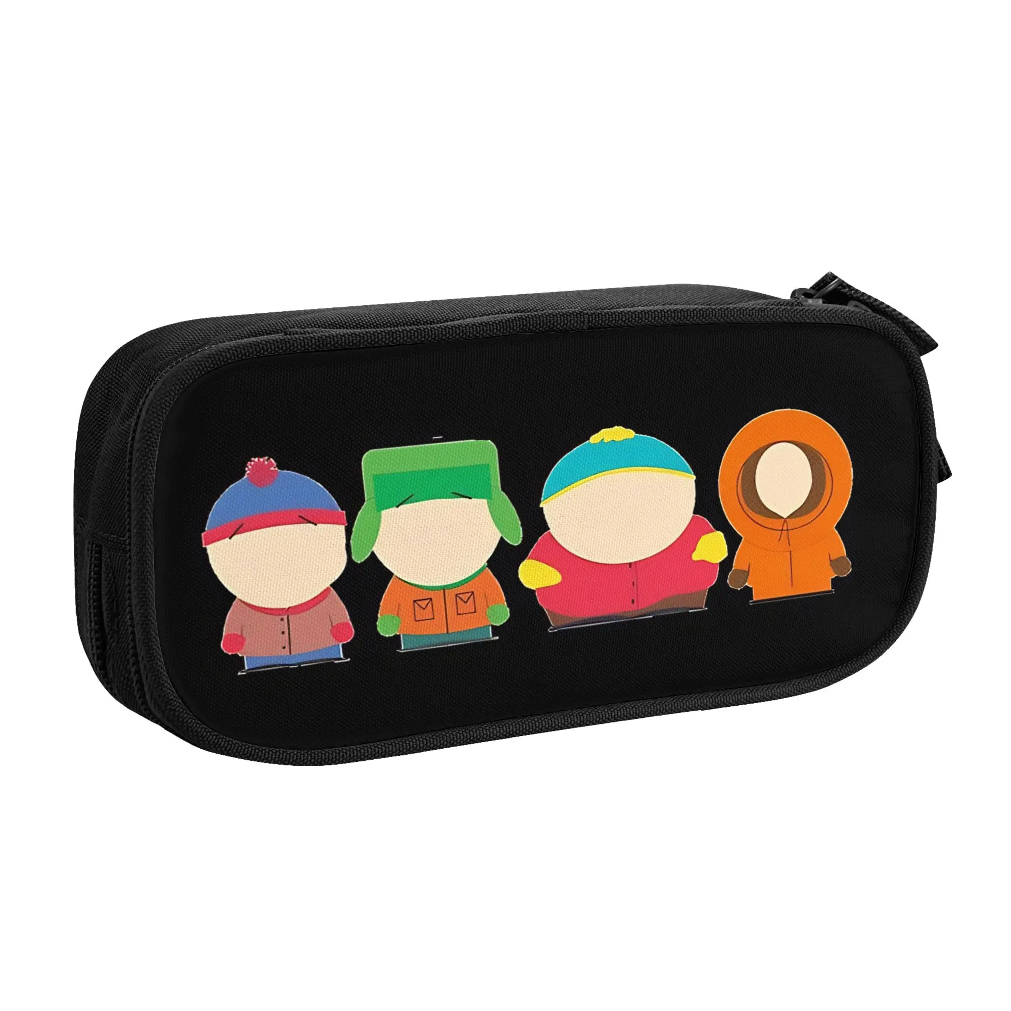 1 Piece Stylish Edgy Urban Animated Characters Pencil Case Boys Pen Bag S-South Park Office Pencil Pouch