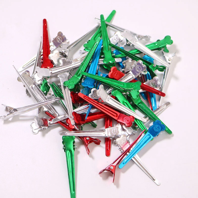 

45/65 шт. красочные/серебристые мини-парикмахерские зажимы термостойкие металлические фиксированные заколки для волос Pro Salon стрижка бытовой укладки