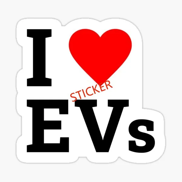 

Environmental Protection Funny Zero Gas Emissions 100% Electric Energy Vehicle Auto Car Styling Sticker Decals
