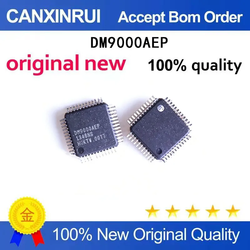 

(5-100 Pieces) Brand new original DM9000AEP DM9000 LQFP48 spot chip