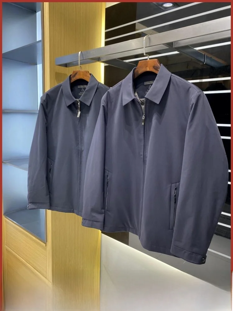 

Busin Adstration Series High-End Winter New Men's down Jaet Coat Du down Padded Outerwear Youth Faion Regular Fit