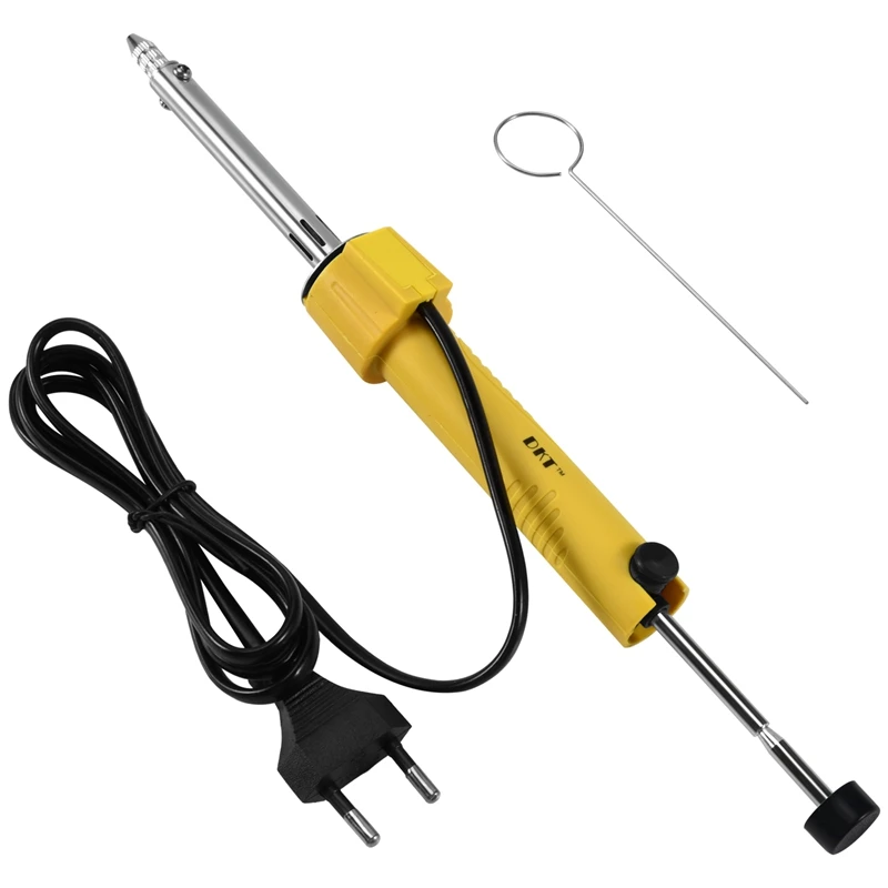 

Eu Plug Electric Vacuum Solder Sucker Welding Desoldering Pump/Soldering Iron/Removal Solder Iron Pen Welding Repair Tool