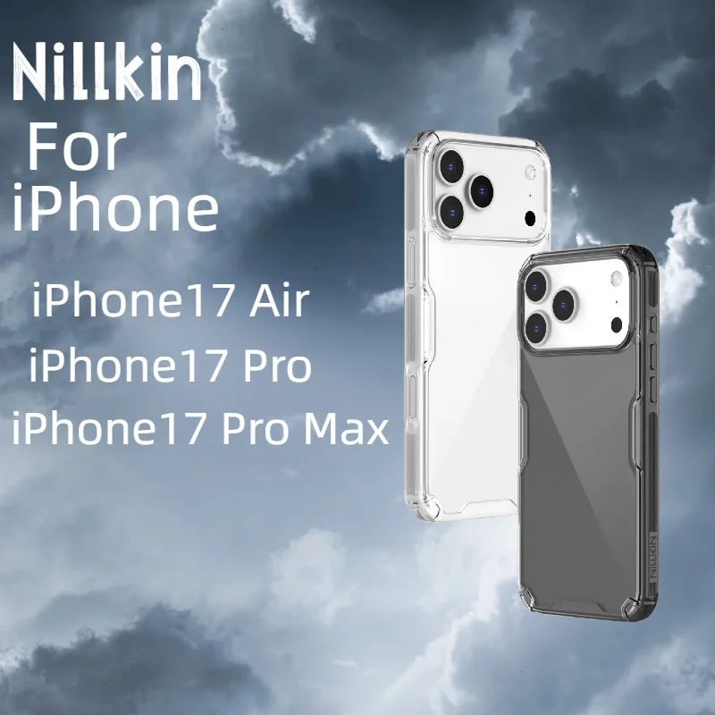 

Nillkin для iPhone 17 Pro Max 17 Air 17 Pro твердость ПК + ТПУ гибрид 360 защита безопасности прозрачный чехол для телефона с защитой от царапин