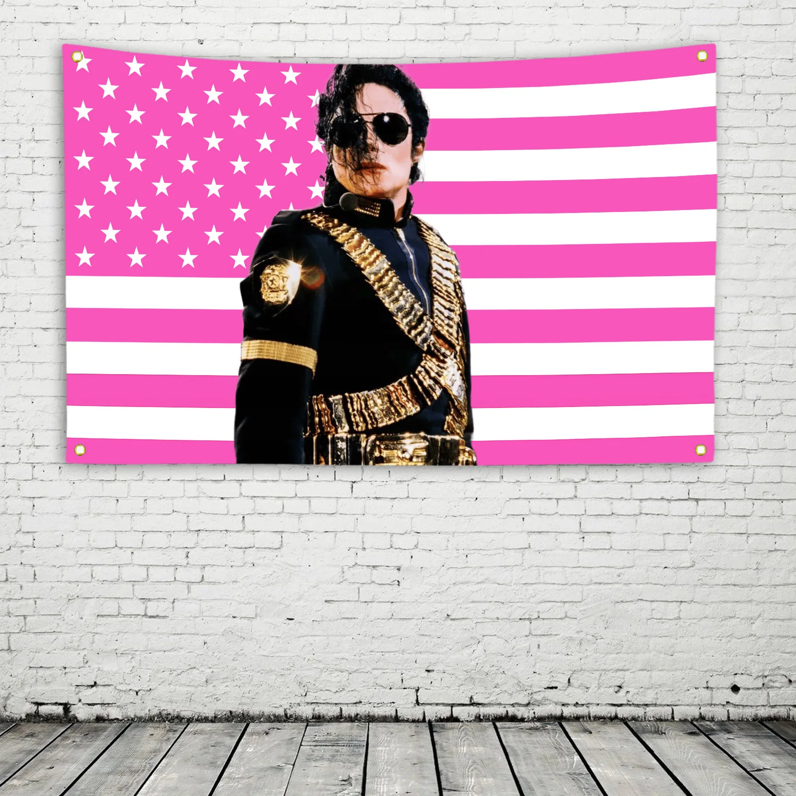 Heavy Rock Band M-Michael Flag Jacksons Tapestry Decoration Garage Flags Outdoor Decorations Flaga Advertising Home Decor Items