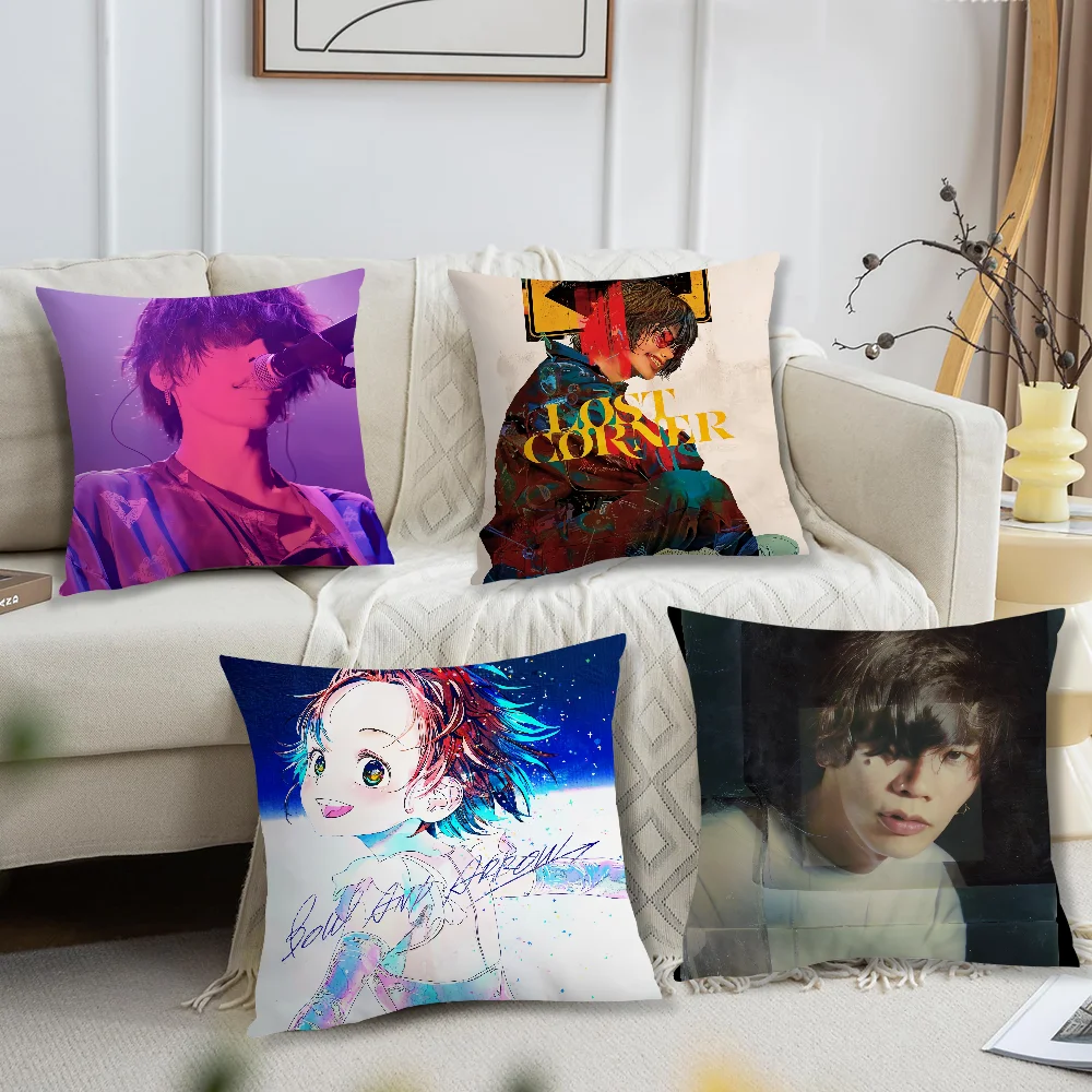 AND Comfortable soft ARROW Pillow Case for k-Kenshi Sofa Living y-Yonezu Room Home office Decor and BOW Protective singer Covers