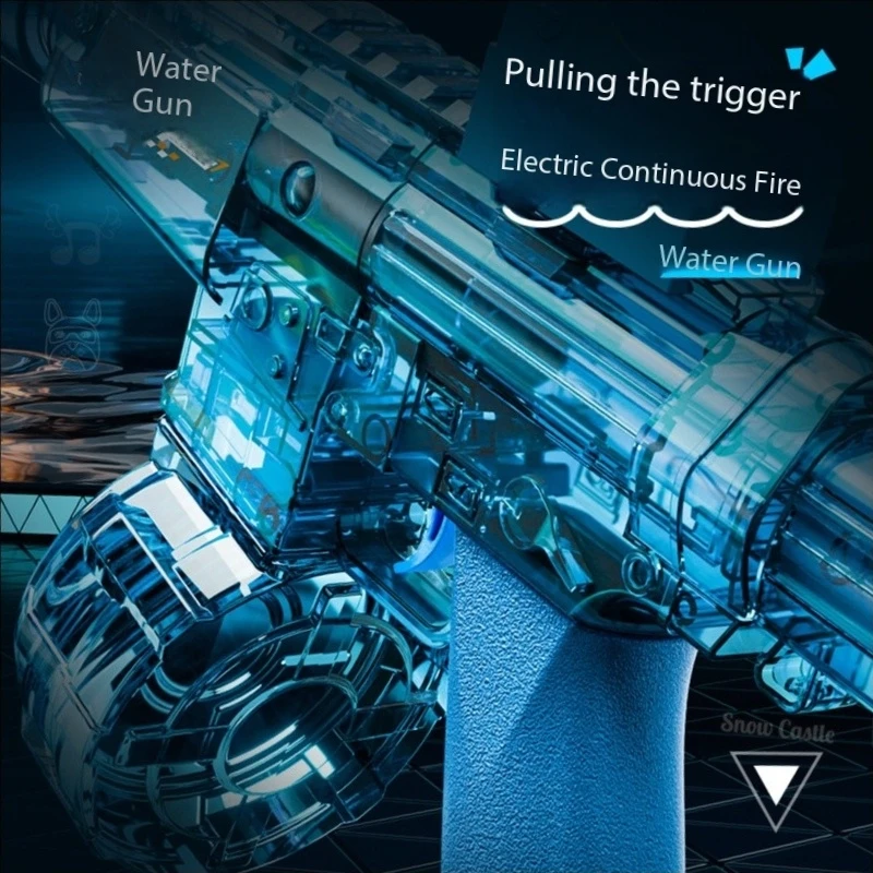 Pistolet à eau AK M416, jouet électrique haute pression, fusil MP5 entièrement automatique, jeux d'été pour adultes garçons et filles, jouet de piscine de plage, nouvelle collection 2025