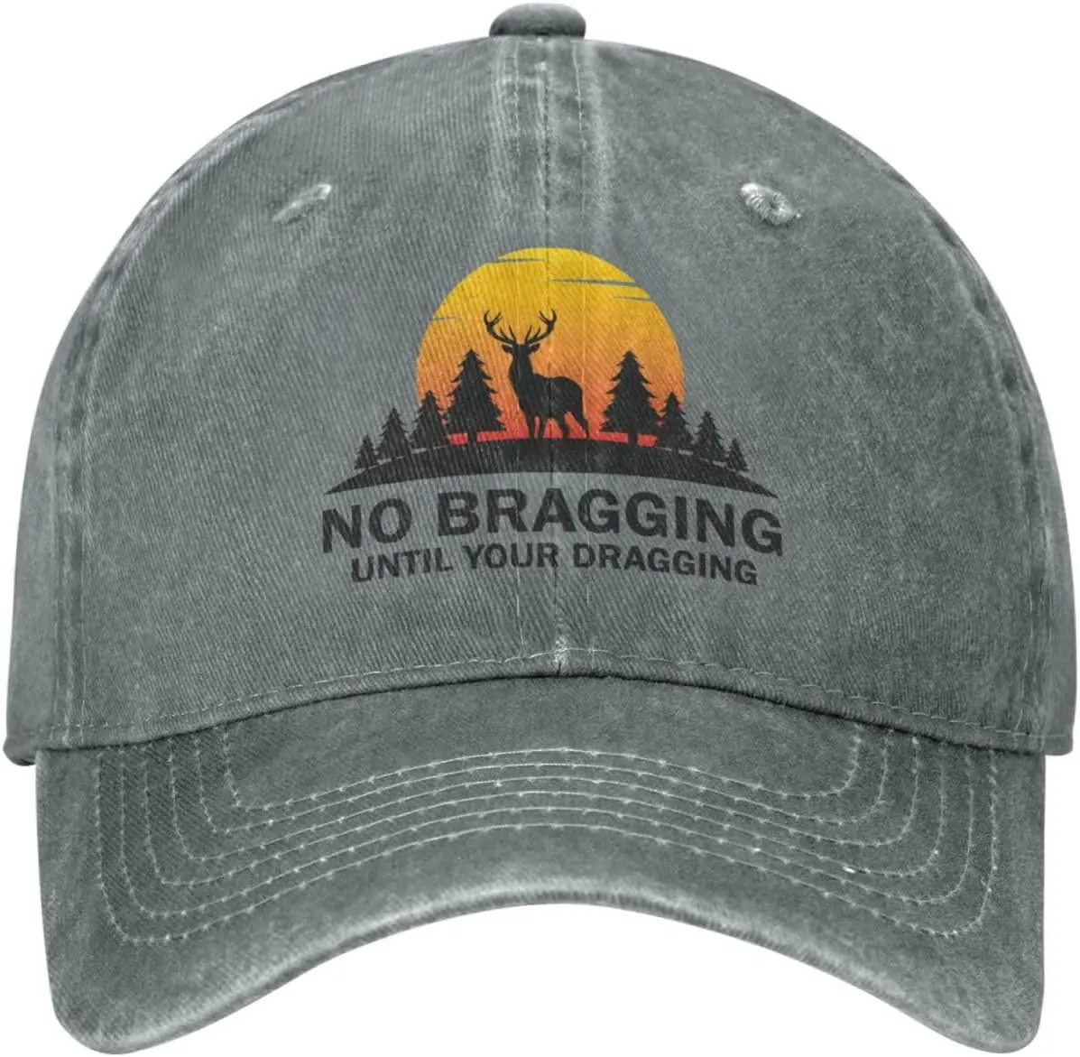 No Bragging Until Your Dragging  Hat for Women Dad Hats Vintage Cap