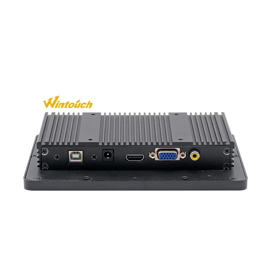 Muito bom 2025 7 polegadas embutido instalar monitor industrial display lcd montagem na parede industrial full hd lcd toque capacitivo industr