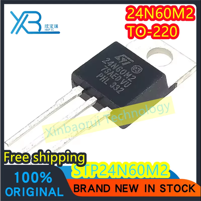 

(10/50pieces) STP24N60M2 24N60M2 24N60 TO-220 field effect tube new original electronics spot Free shipping