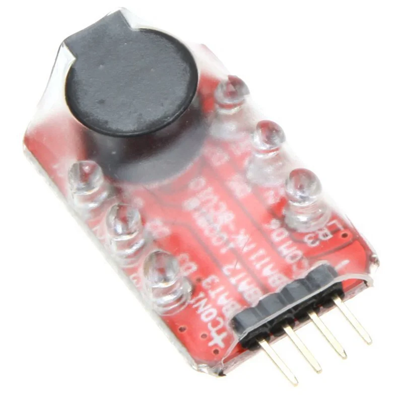 4X Forte Hailer Lipo Batteria Tensione Allarme Display Controllore 2-3S Display A LED Per RC Elicottero Quadcopter Auto Battery-A74Z