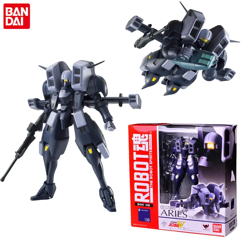 Bandai Genuine ROBOT GUNDAM Anime Figure 138 OZ-07AMS Action Toys for Boys Girls Kids regalo di natale ornamenti modello da collezione