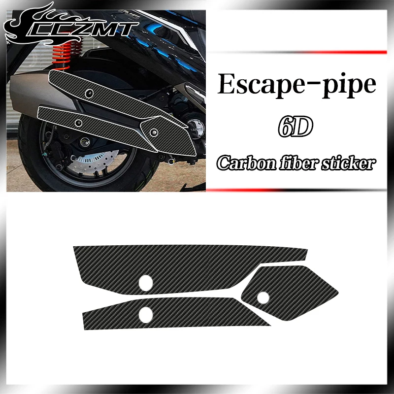 Per KYMCO XCiting CT250 CT300 2021 sticker 6D adesivo di protezione in fibra di carbonio decorazione adesivo per auto pellicola invisibile per abbigliamento auto