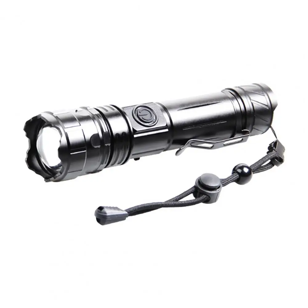 

Portable Flashlight 1 Set Practical Zoomable Wide Application High Lumens LED Camping Torch Flashlight Camping Supplies