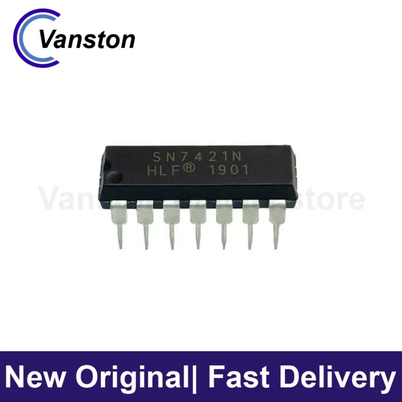 10pcs SN7421N  DIP-14 Direct Insertion 14-pin Integrated Circuits Brand New Original