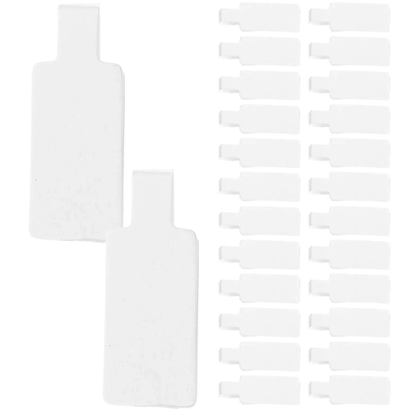 

50Pcs Jewelry Price Labels Blank Self Adhesive Tags for Earrings Rings Necklaces Bracelets Portable Price Stickers