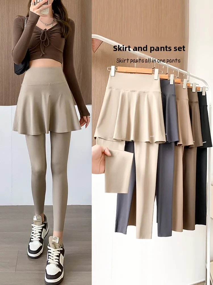 

Женские леггинсы для йоги из ткани аркскин, весенне-осенние, базовый слой, облегающие, для спортзала, из трикотажной ткани, 9-слойные