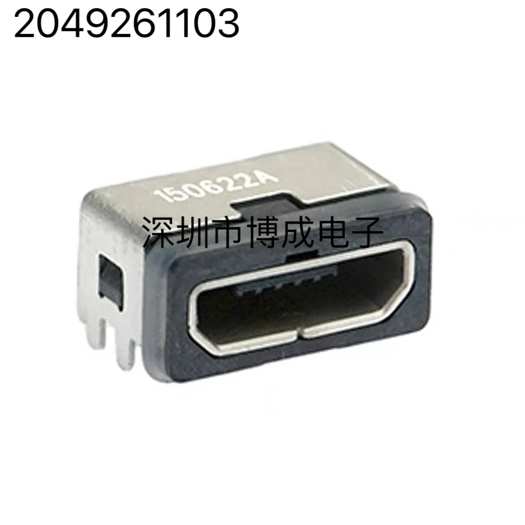 5Pcs 100% New 2049261103 204926-1103 5PIn USB 2.0 MICRO B New Original Connector