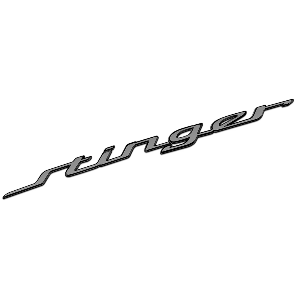 ستينغر شعارات ملصق سيارة الجذع ستينغر لكيا GT خط ستينغر تصفيف السيارة كيا ستينغر الخلفي شعار ملصق كيا اكسسوارات