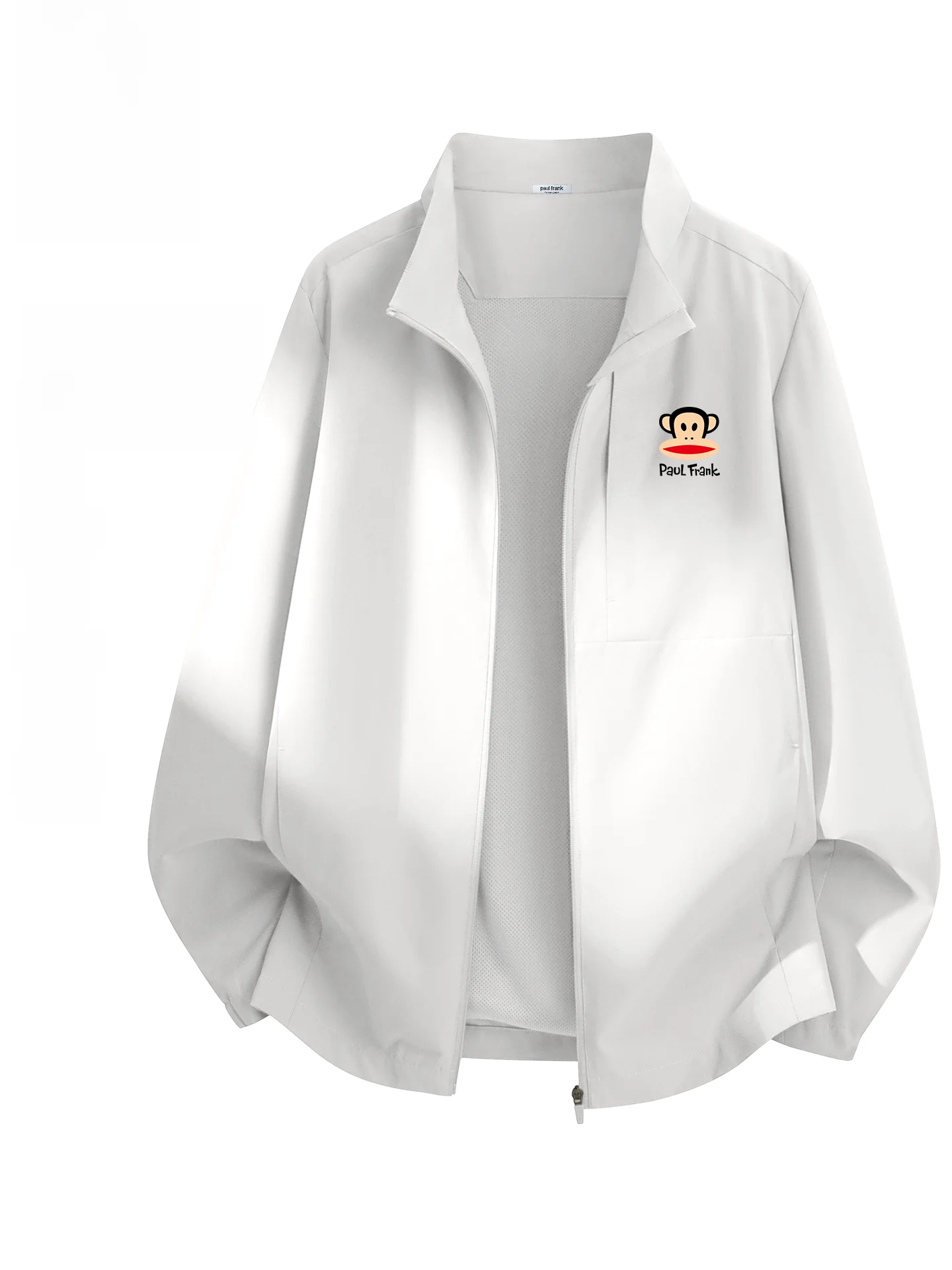 

Heavyweight Hooded Jaet Men's Casual Workwear Lightweight Stand Collar Monkey Logo Zipper Closure Spring 2026