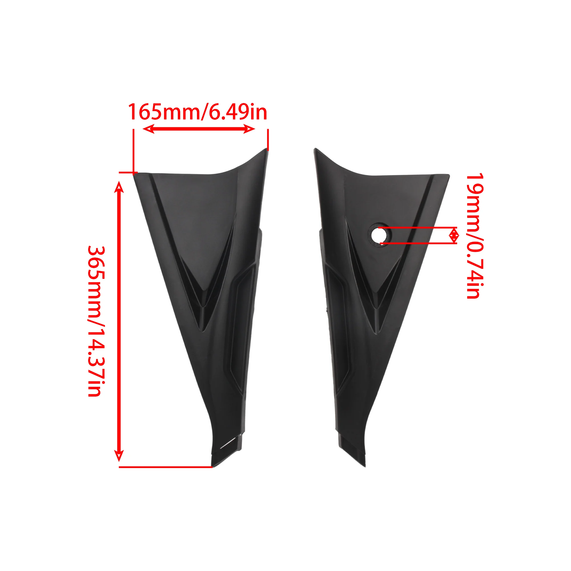 For Yozma IN10 Motorcycle Side Panel Battery Cover Rear Mudguard Body Fairing Plastic Protector Electric Dirt Bike Accessories