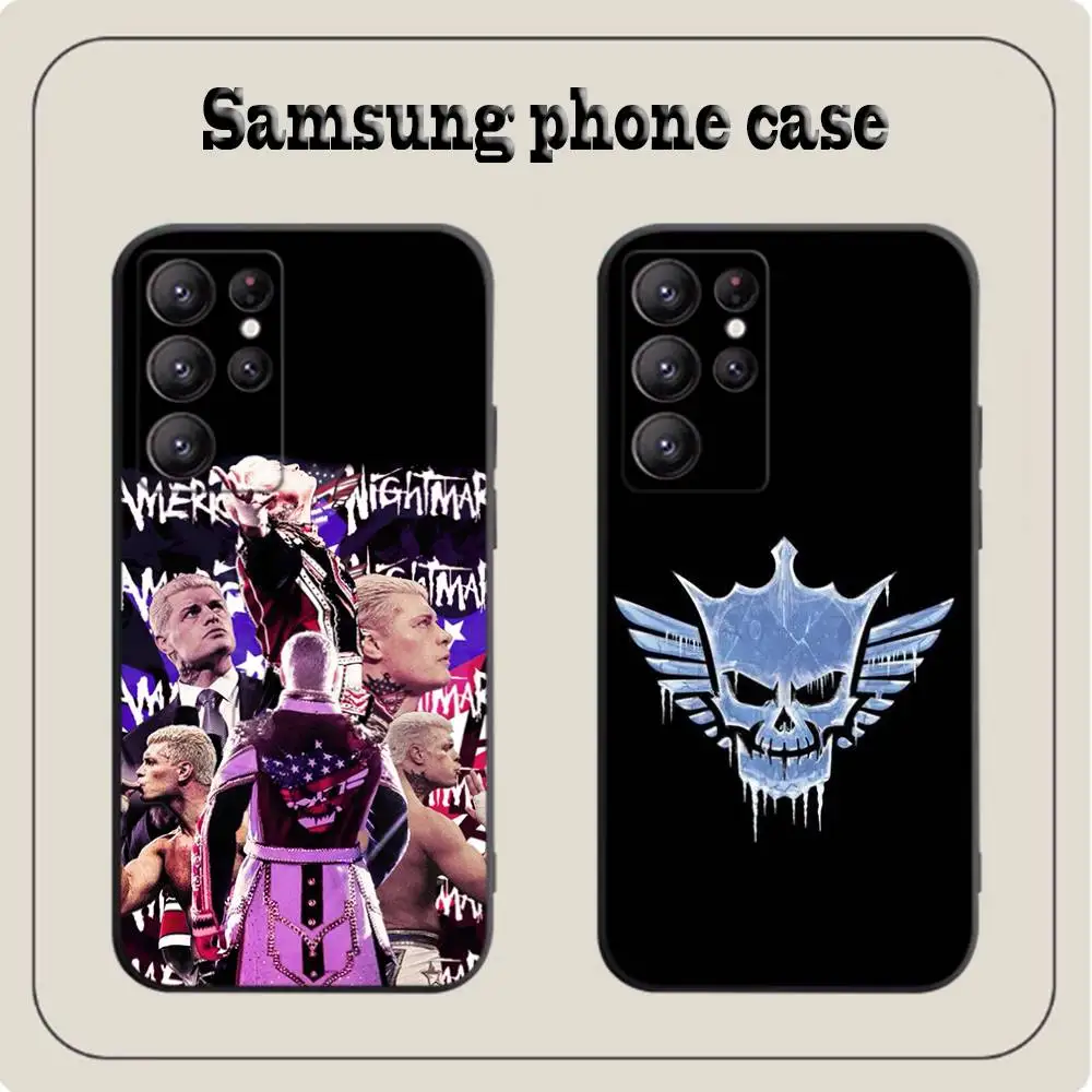 Wrestler Cody Rhodes Case For Samsung Galaxy Case S25 S23 S22 S21 S30 S20 S10 Ultra Plus FE TPU Soft Cover