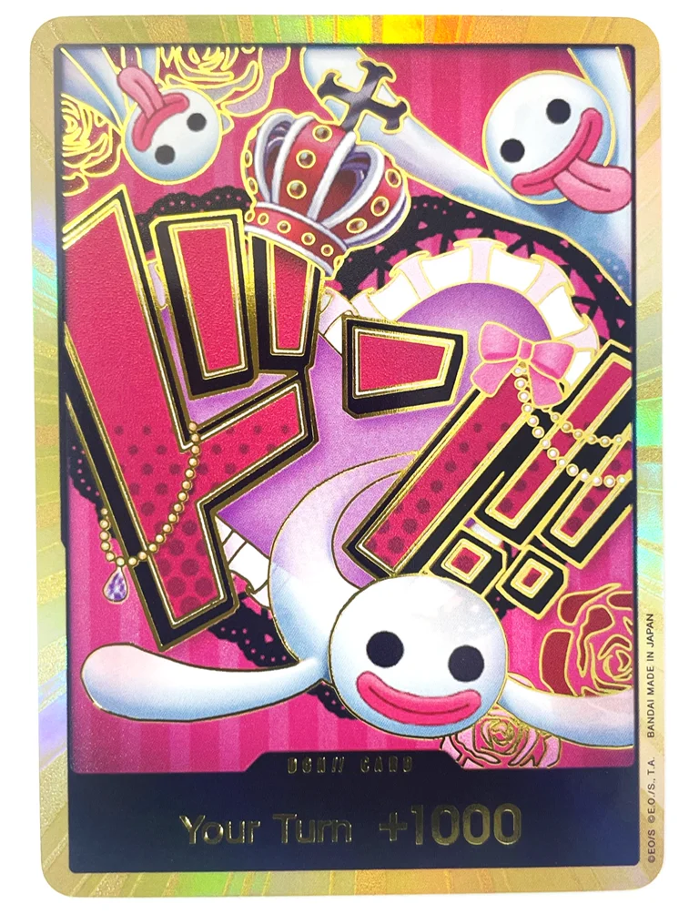 

One Piece OPCG English Golden DON Card English DIY Uta Reiju Enel Whitebeard Perona