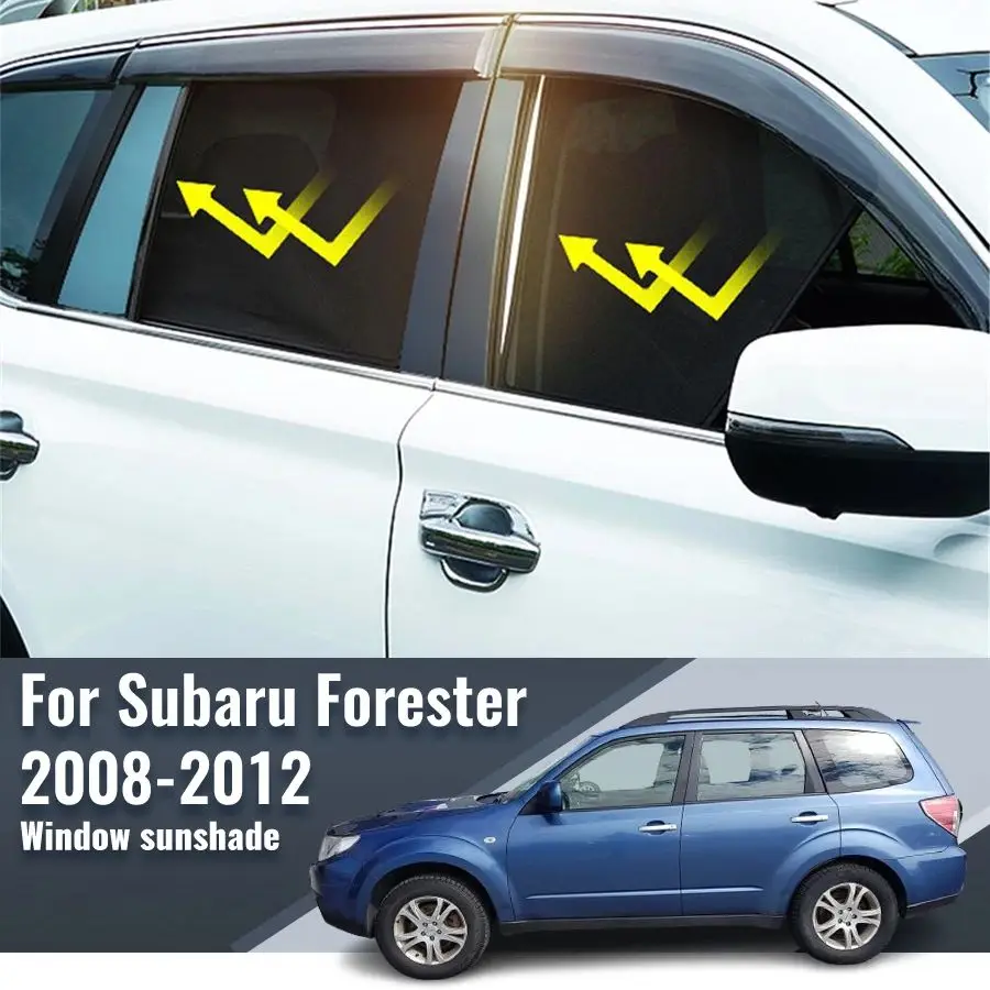 

For Subaru Forester 2008-2012 Magnetic Car Sunshade Shield Front Windshield Curtain Window Uv Protection Sun Shade Visor Blinds