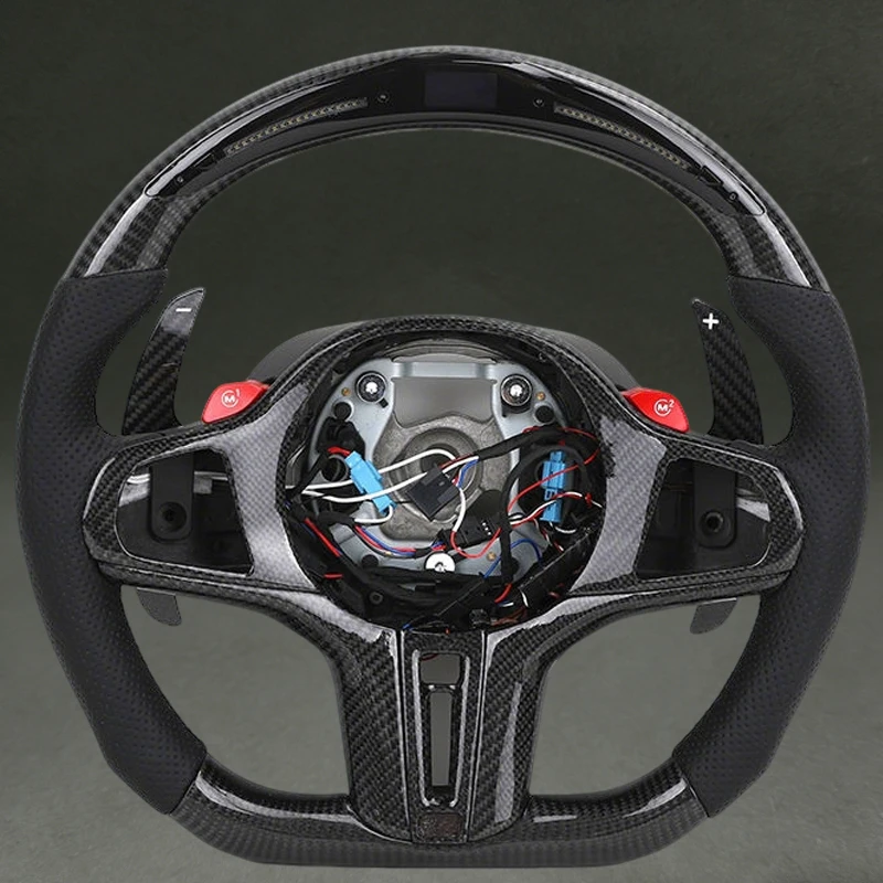 

Steering Wheel for BMW G20 G38 G82 G Seris with LED Screen Customizable M1 M2 Quality Steering Wheel for BMW G20 G38 Flat Bottom