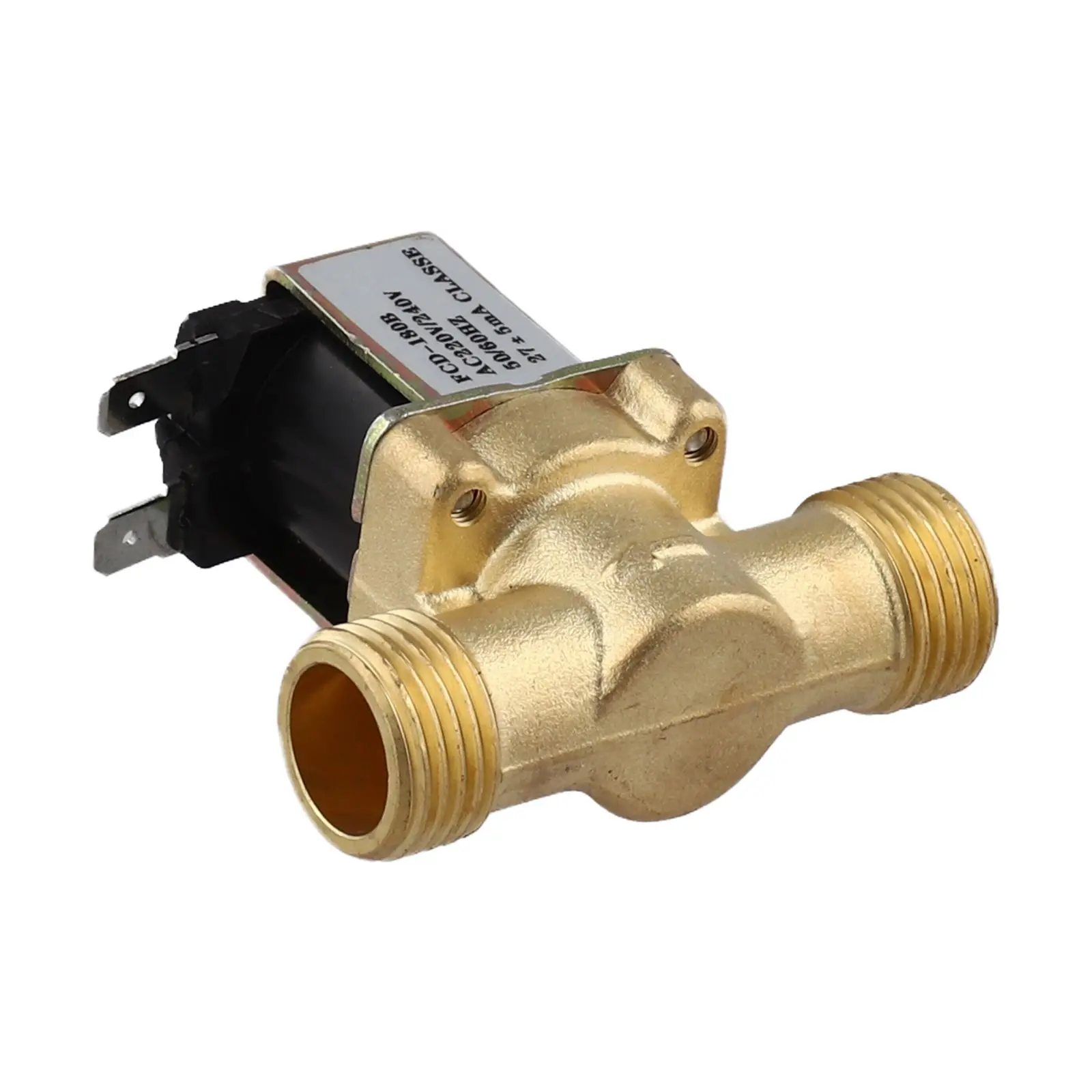 

Электрический латунный соленоидный клапан переменного тока 220В для контроля потока воды с функцией мониторинга расхода и простым процессом установки