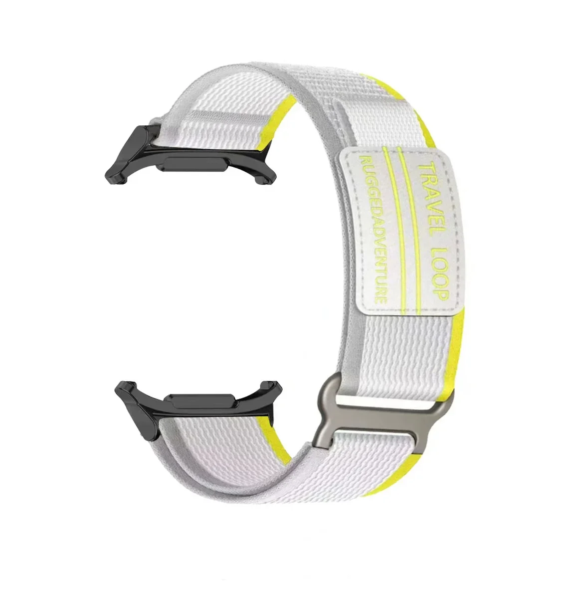 Nylon Travel Loop Sport Strap for Samsung Galaxy Watch 7 Ultra 47mm NO Gaps Curved End Bracele for Galaxy7 47mm ultra Men Band image 5