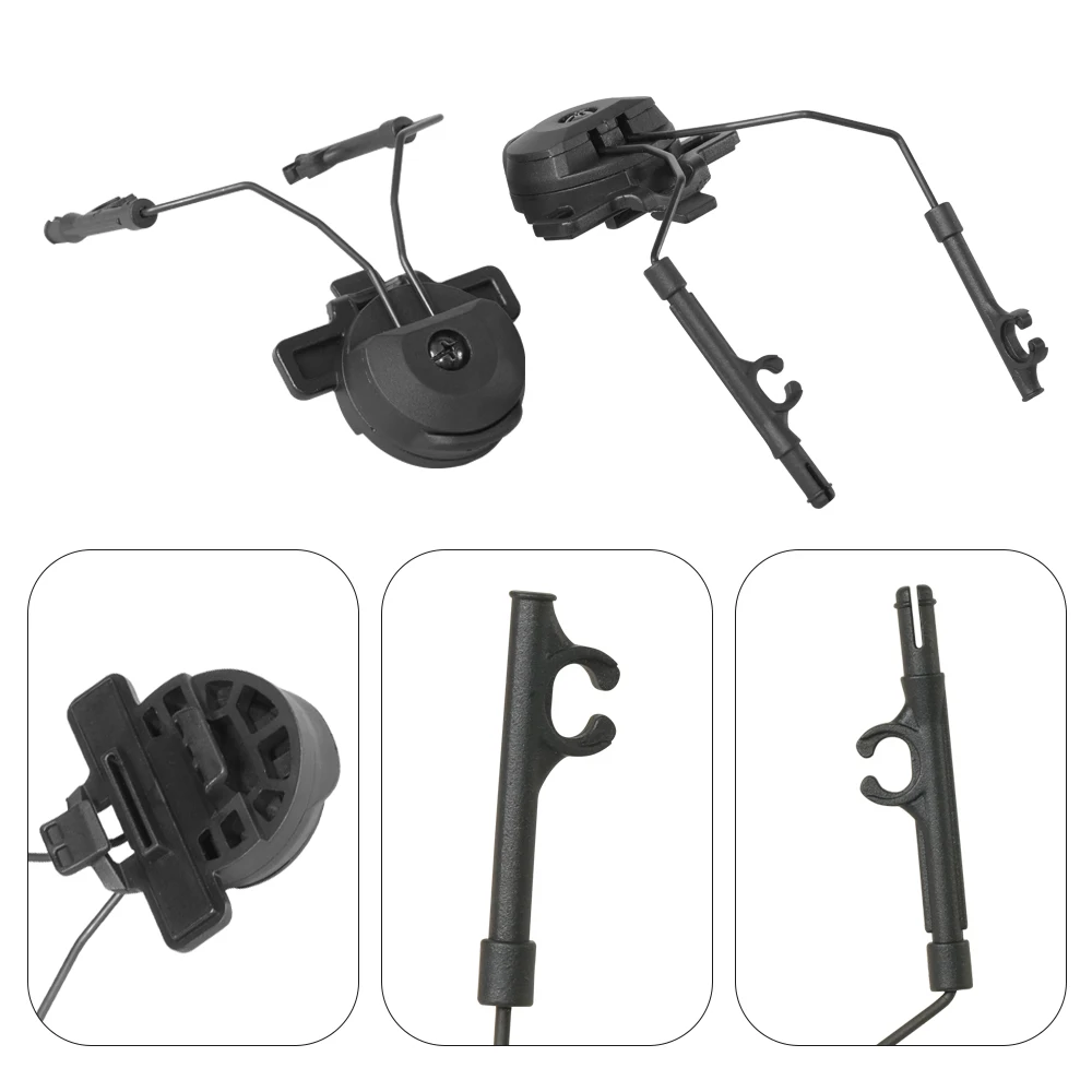 BOOIU Shooting Head-Mounted Headphone Stand Air Gun Paintball Gun Headphone Stand Suitable For Wendy Helmet Accessories