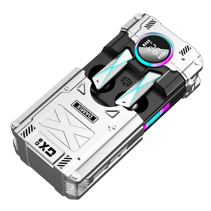 Новинка, Беспроводная Bluetooth-гарнитура 5,3, Новая Механическая стереогарнитура TWS в стиле панк, спортивные игровые наушники Новинка, Беспроводная Bluetooth-гарнитура 5,3, Новая Механическая стереогарнитура TWS в стиле панк, спортивные игровые наушники