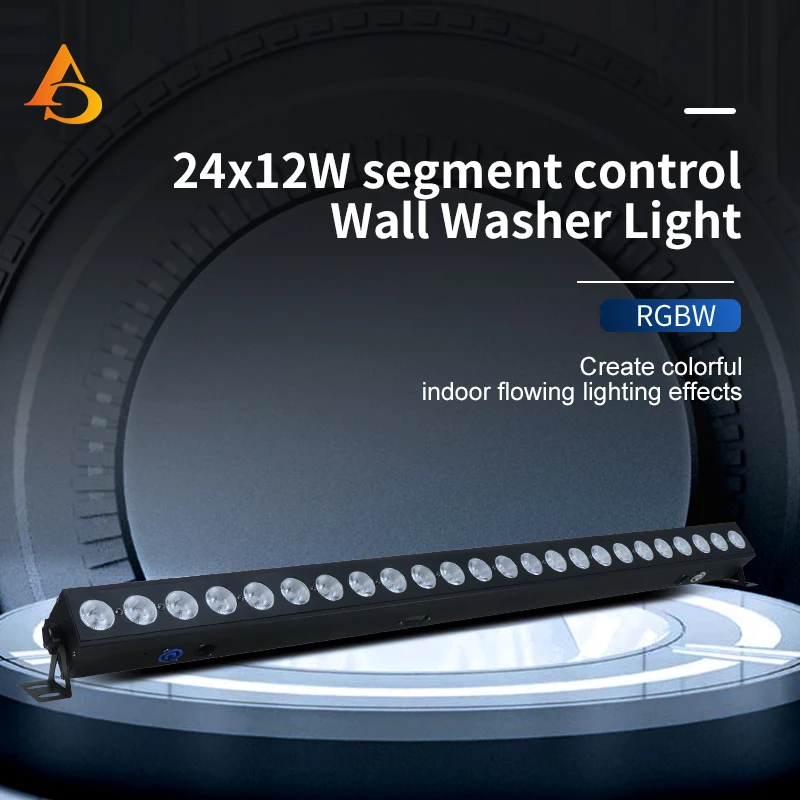 Imagem -02 - Led Rgbw Wall Wash Light Bar Dmx Line Bar Iluminação de Palco Casamento Eventos Iluminação 4in 24x4w 110 Pcs