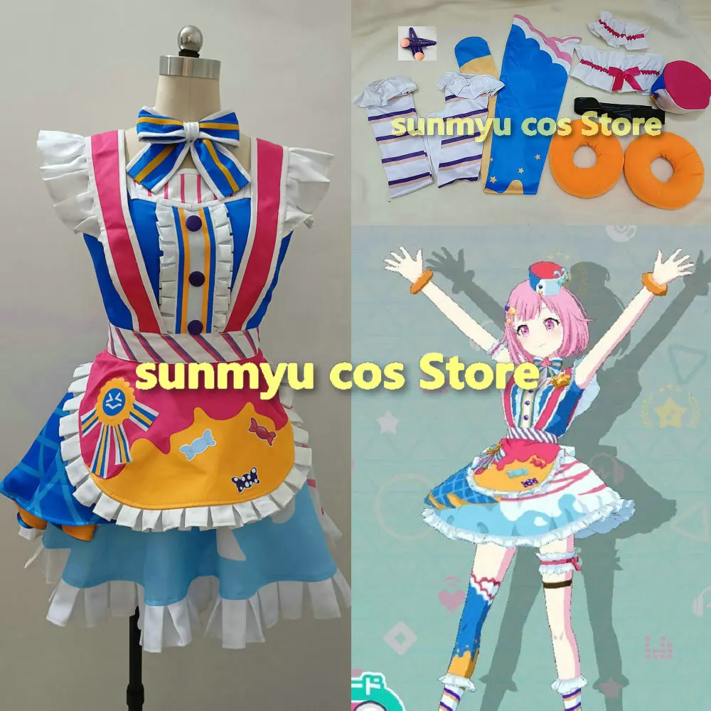 Otori Emu Cosplay Project Sekai Colorful Stage Feat. Cosplay Costume Live Uniform Dress Custom Size