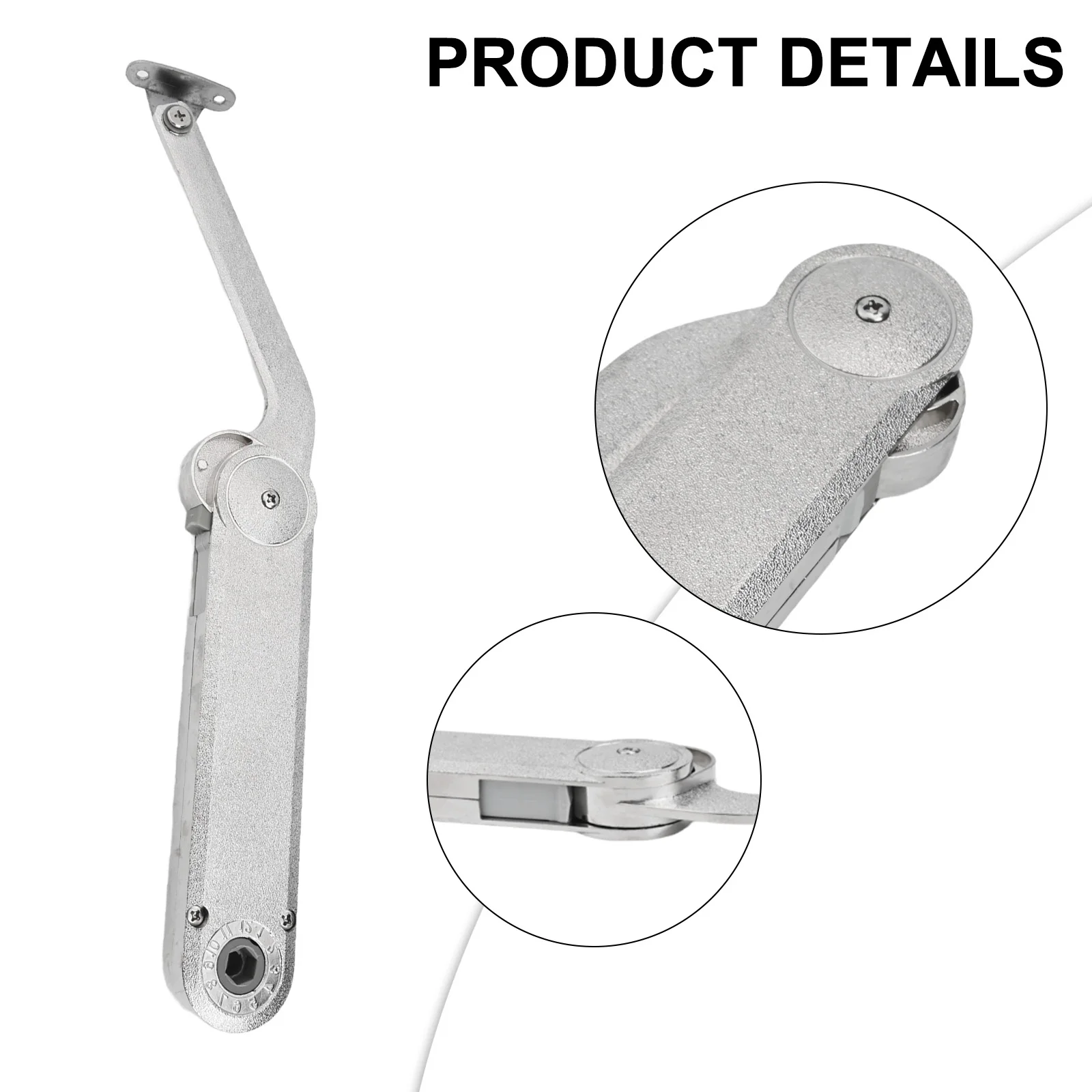 Parts Support Rod Cupboard Fittings For Wardrobe Lids Hinge Replacement Sliver Zinc Alloy Accessories Cabinets