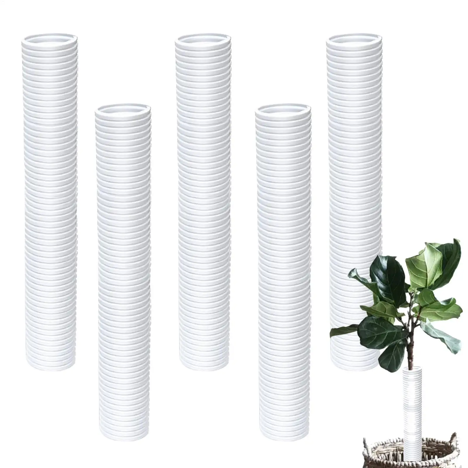 

Plant Trunk Protectors Adjustable Tree Wraps Tubes Tree Trunk Covers Preventing Tree Bark Damage For Seedlings Saplings