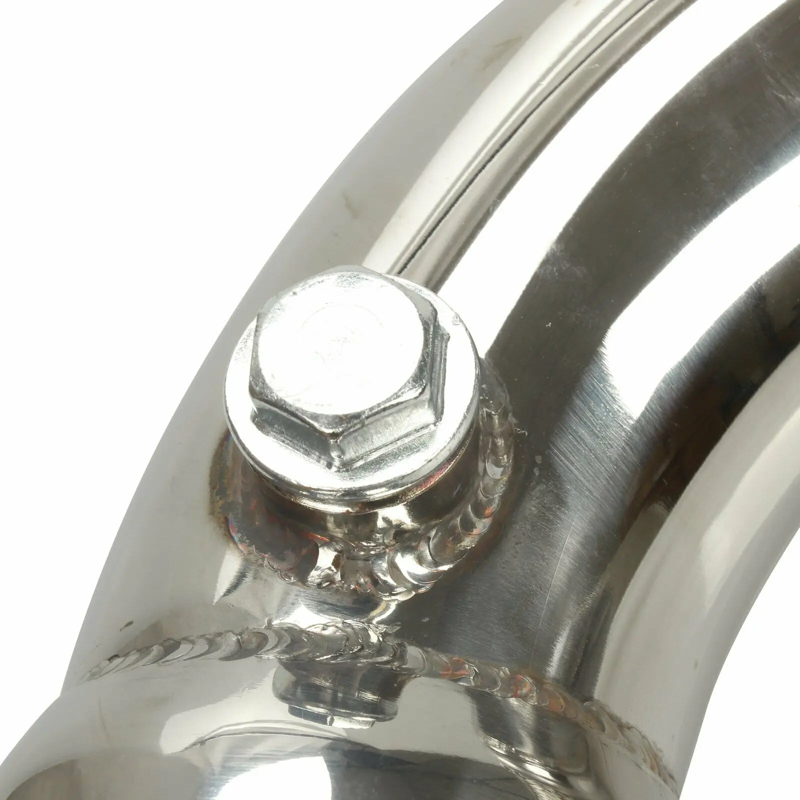 201 Stainless Steel Exhaust Downpipe for 2008-2014 BMW N63 X6/X5 550I 650I 750I B7 4.4L V8 Twin Turbo N63B44 motor - view 6