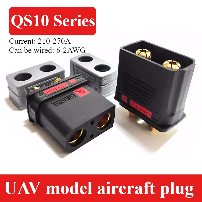 QS10 Series Battery Connector Anti-ignition Electric Vehicle Battery Terminal 210A QS10P-L-S-U Male Female Power Charging Plug