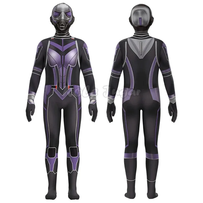 새로운 Ant Man 3 코스프레 의상 어린이 업그레이드 Quantumania 슈퍼 히어로 슈트 소년 점프 슈트 생일 파티 멋진 드레스 할로윈 의상