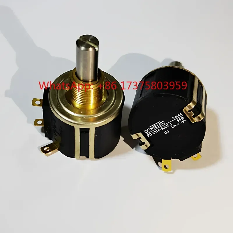 CONTELEC potentiometer, sensor, high-precision multi-turn potentiometer PD2310-500R/J