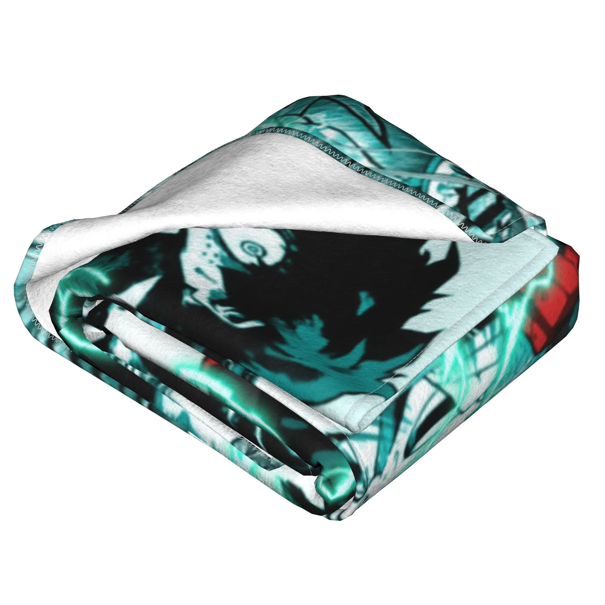 Izuku Midoriya Manga Collage Deken My Hero Academia Manga Anime Flanel Warme Gooi Deken voor Sprei