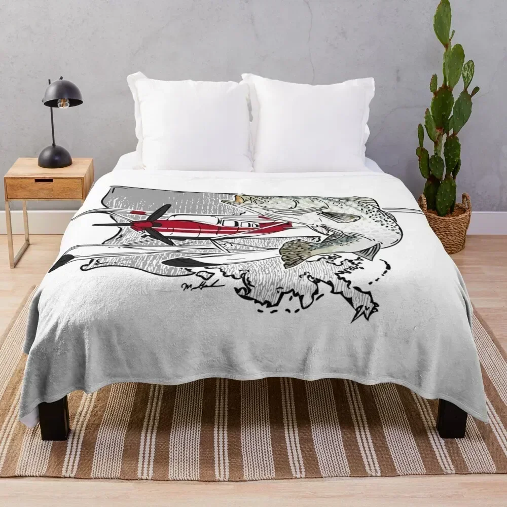 

Sea Plane Base Louisiana Throw Blanket heavy to sleep Vintage Blankets